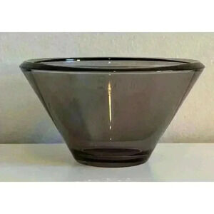 Wedgwood Vera Wang Illusion Smoke & Charcoal Bowl